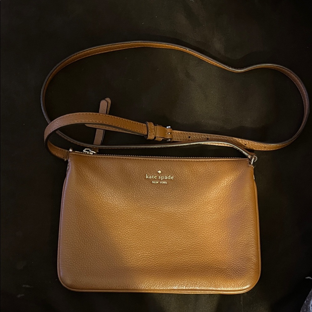 Kate Spade Tan Leather Shoulder Bag